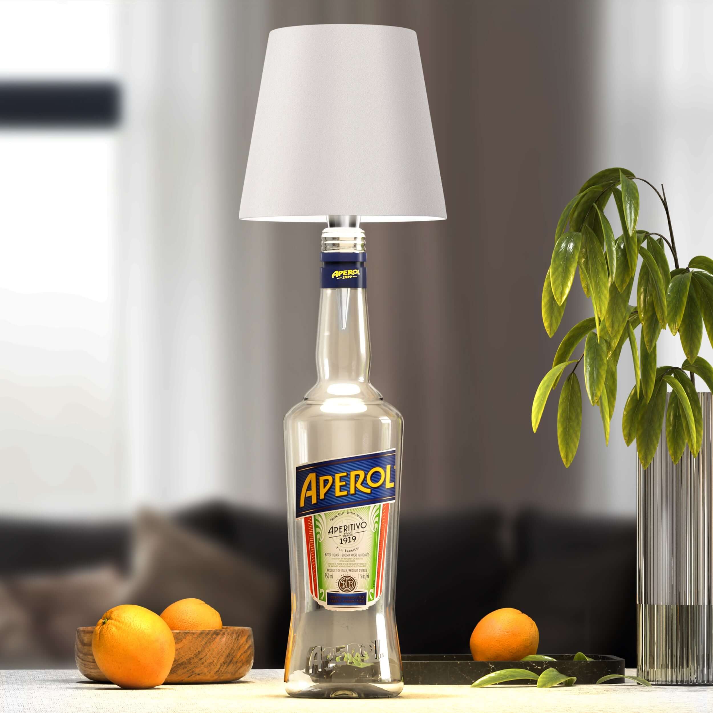 LumiFlaske Elegant LED-flaskelampe for bærekraftig innredning