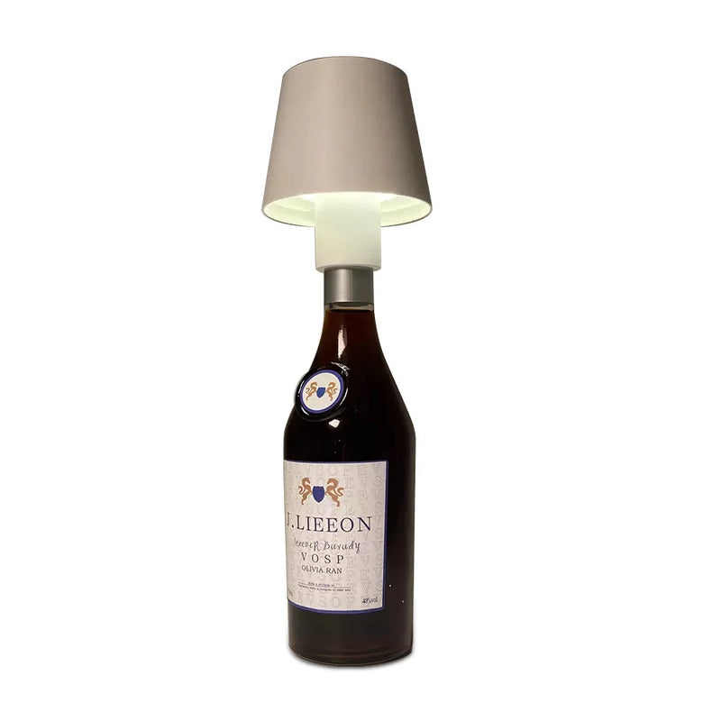 RadiantBottle - oppladbar flaskelampe for utendørs bruk