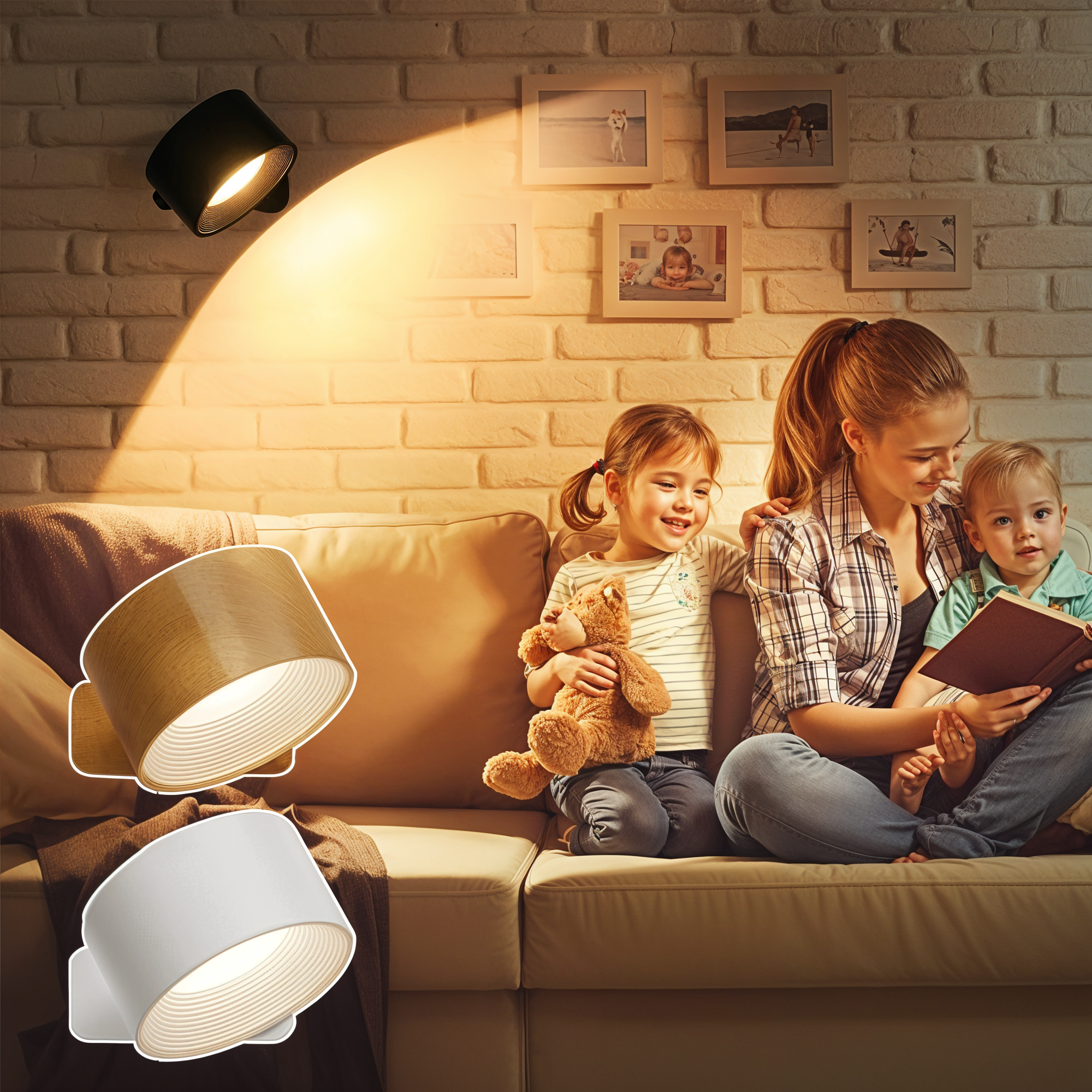 InstaBeam™ trådløs vegglampe