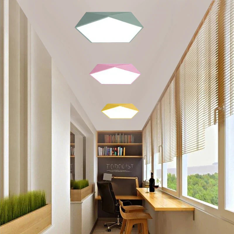 HexaGlow moderne taklampe - stilig og unik design