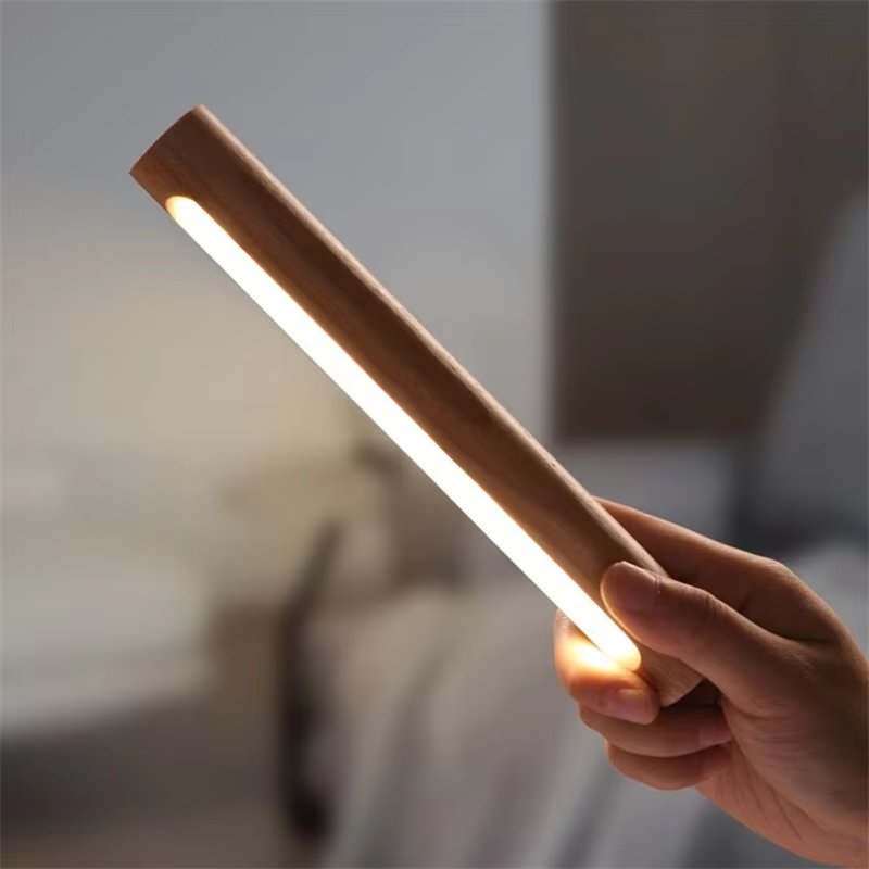 LumeWood - Minimalistisk LED-vegg- og bordlampe