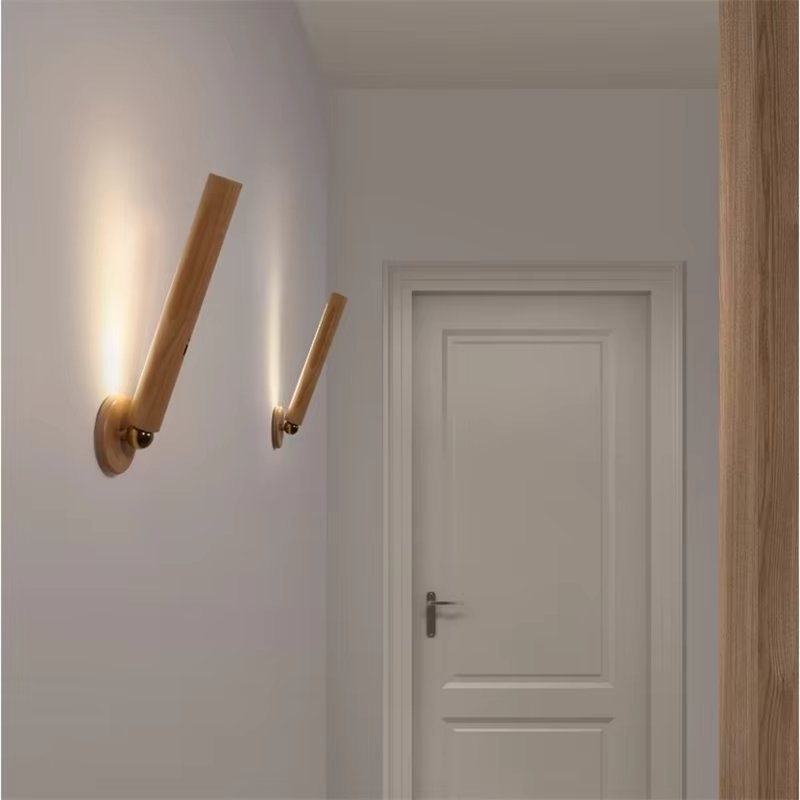 LumeWood - Minimalistisk LED-vegg- og bordlampe