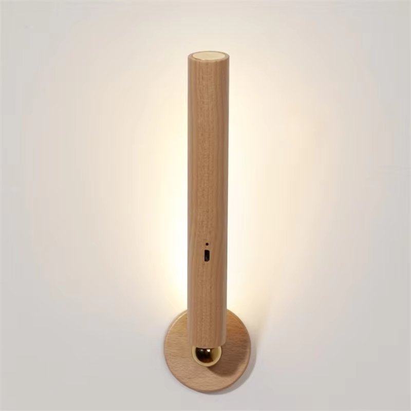 LumeWood - Minimalistisk LED-vegg- og bordlampe