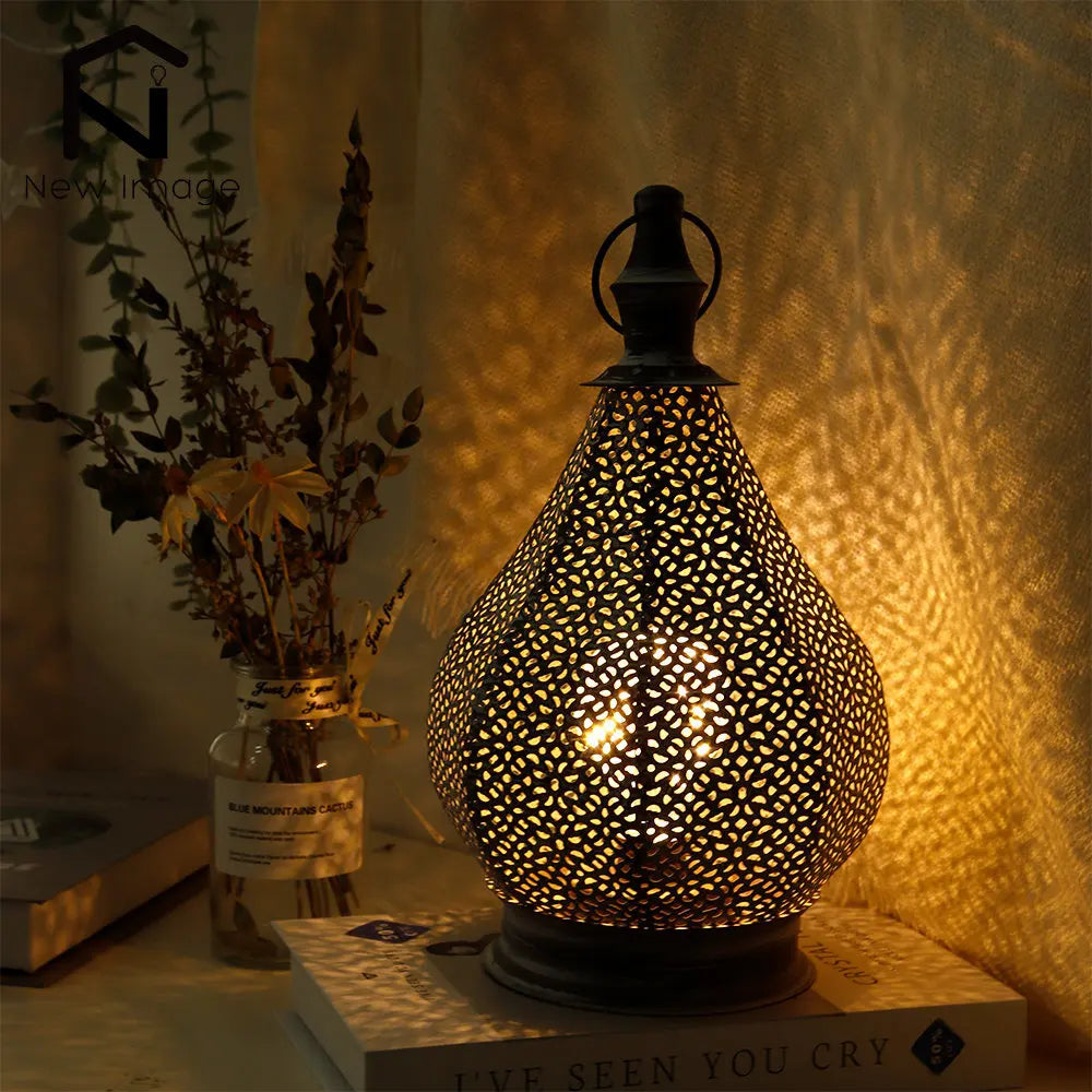 MosaicGlow - Marokkansk-designet skrivebordslampe