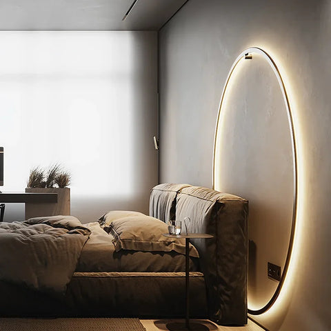 Glow Enkel og elegant rund vegglampe