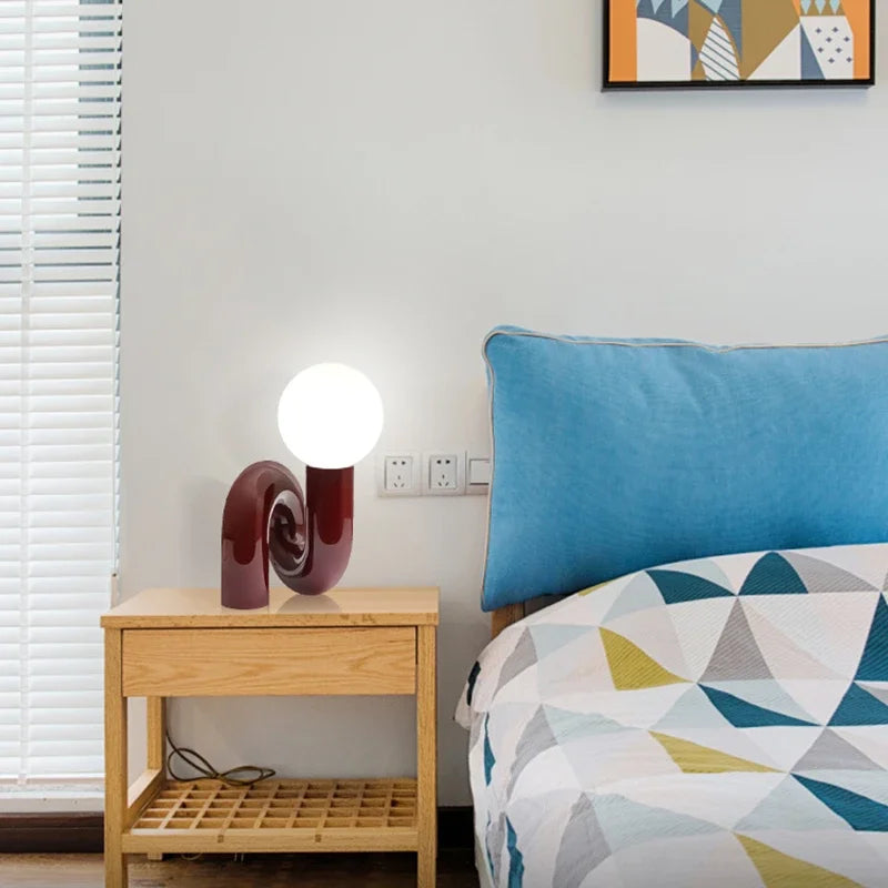 LumiArt - Elegante bordlamper med kunstfærdigt glasdesign