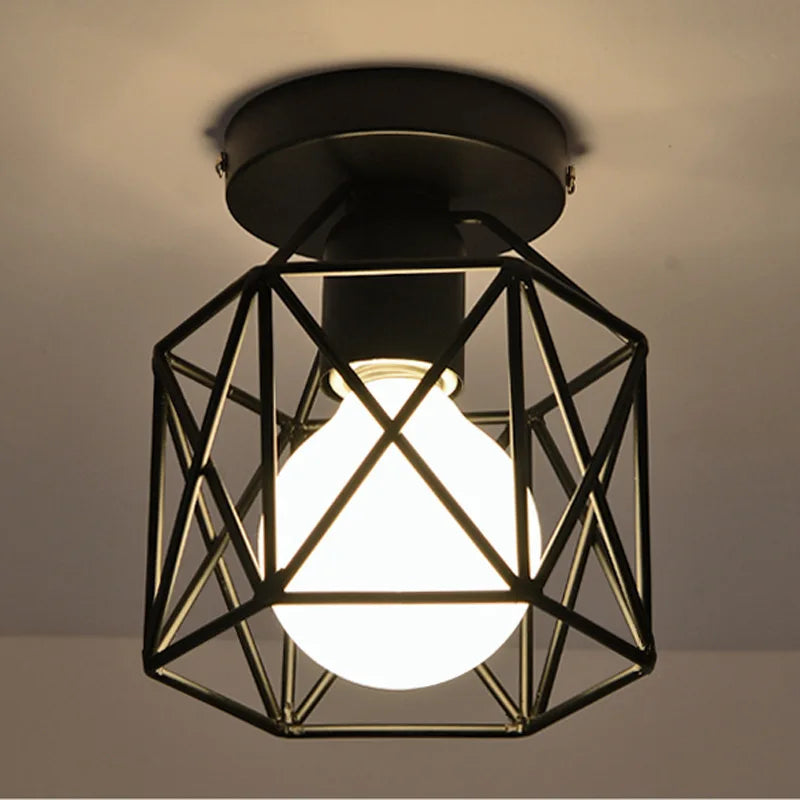GeoLume - Moderne industriell innfelt taklampe