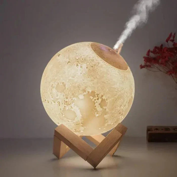 MistLume oppladbar lampe og luftfukter