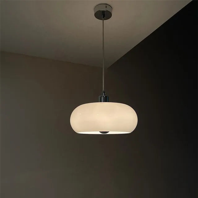 LumiOval - Elegant pendellampe i slankt, ovalt glass