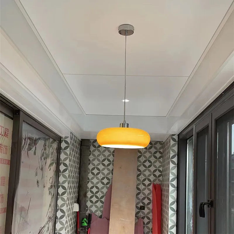 LumiOval - Elegant pendellampe i slankt, ovalt glass