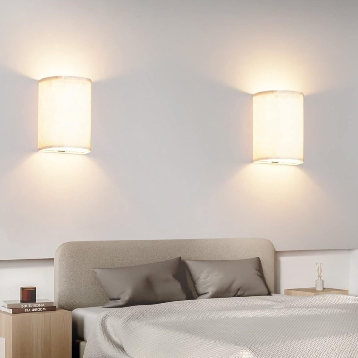 GlowForma - Minimalistiske vegglamper i stoff