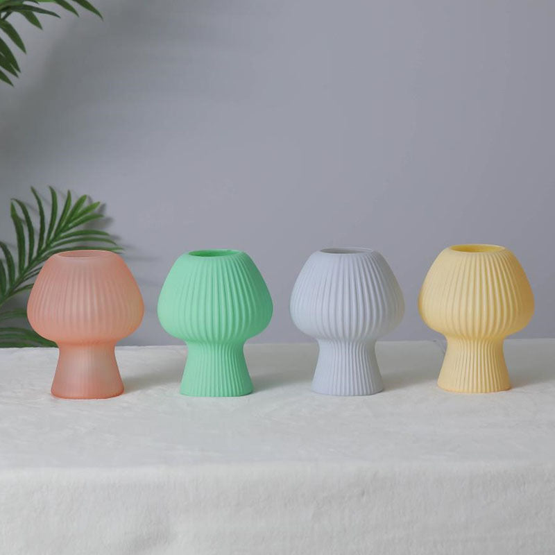 LumiMuse Vintage nattbordslampe i glass – justerbar LED-nattlampe