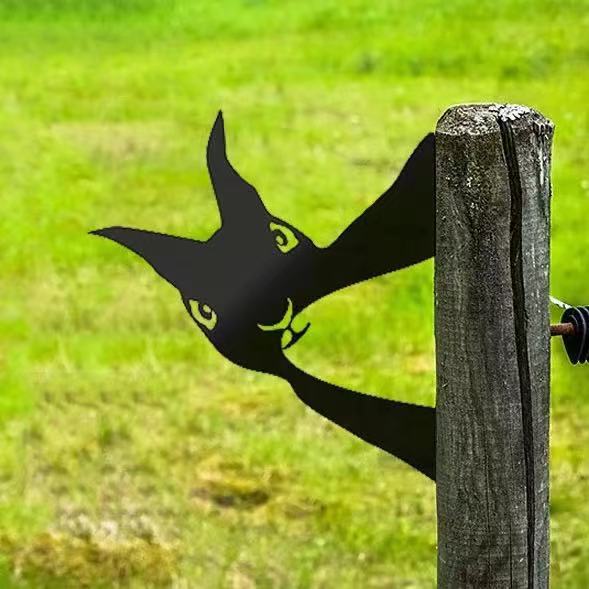WildPost - Gjerdetoppere med dyresilhuett i metall