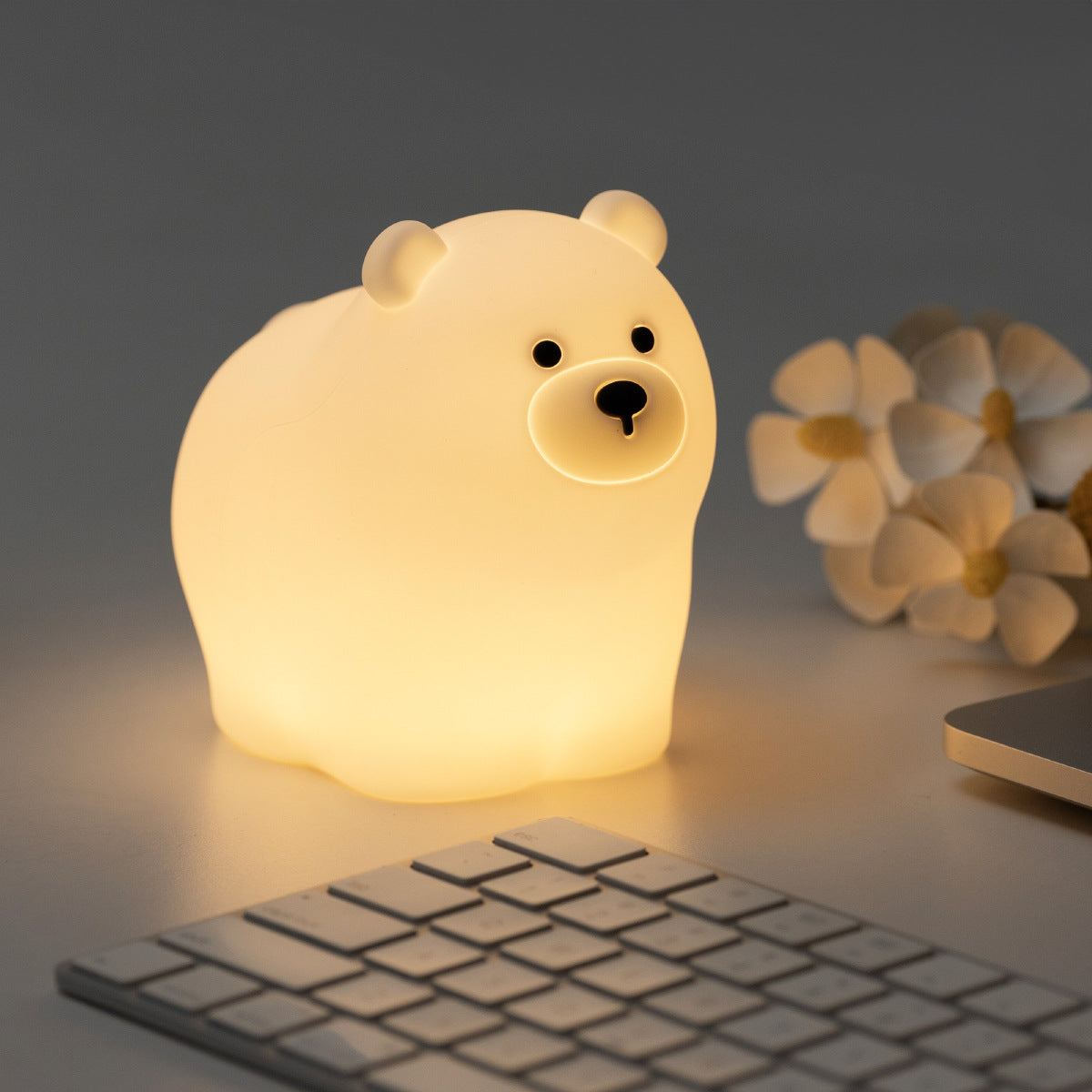 CuddleBear LED-nattlys - Myk glød og hygge for barn
