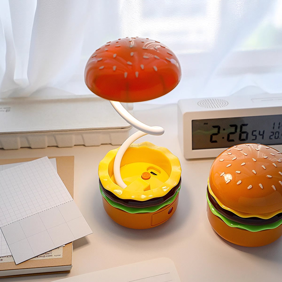 GlowBurger - Morsom og finurlig Hamburger-formet lampe