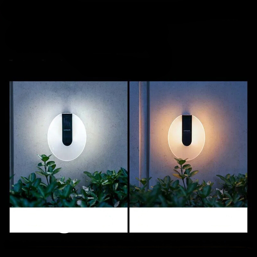 Elegant LED-vegglampe for utendørs bruk