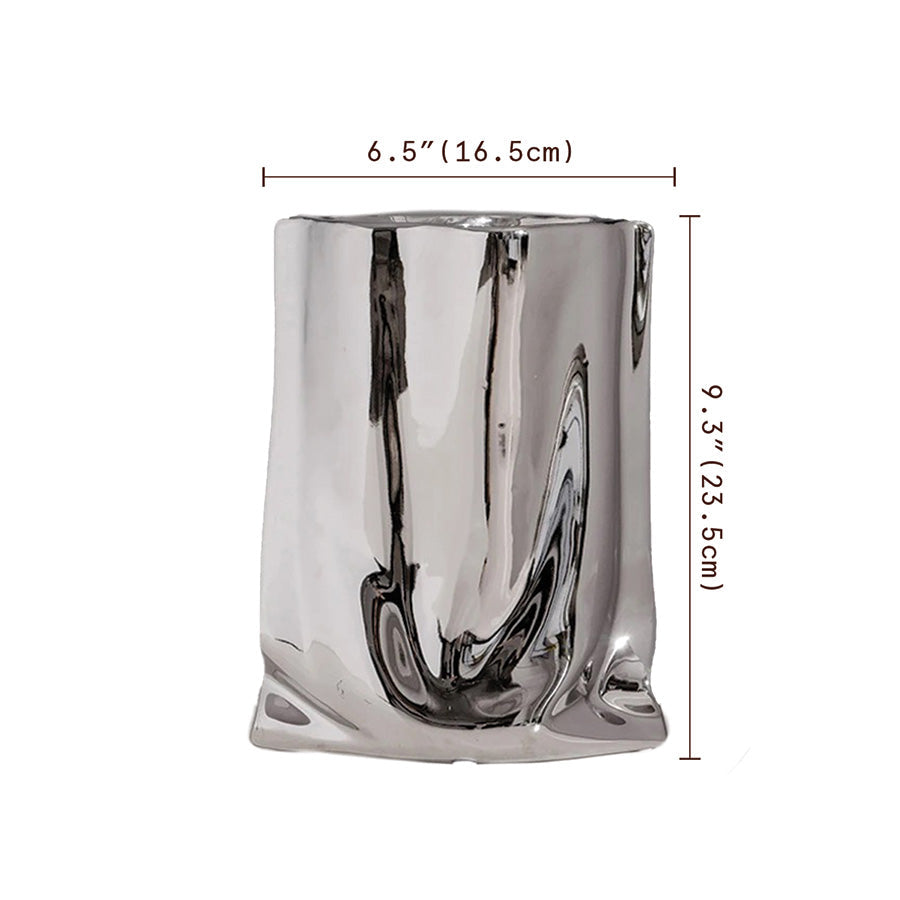 CurvaVase Moderne skulpturell vase - stilig krøllete design for elegante dekorasjoner