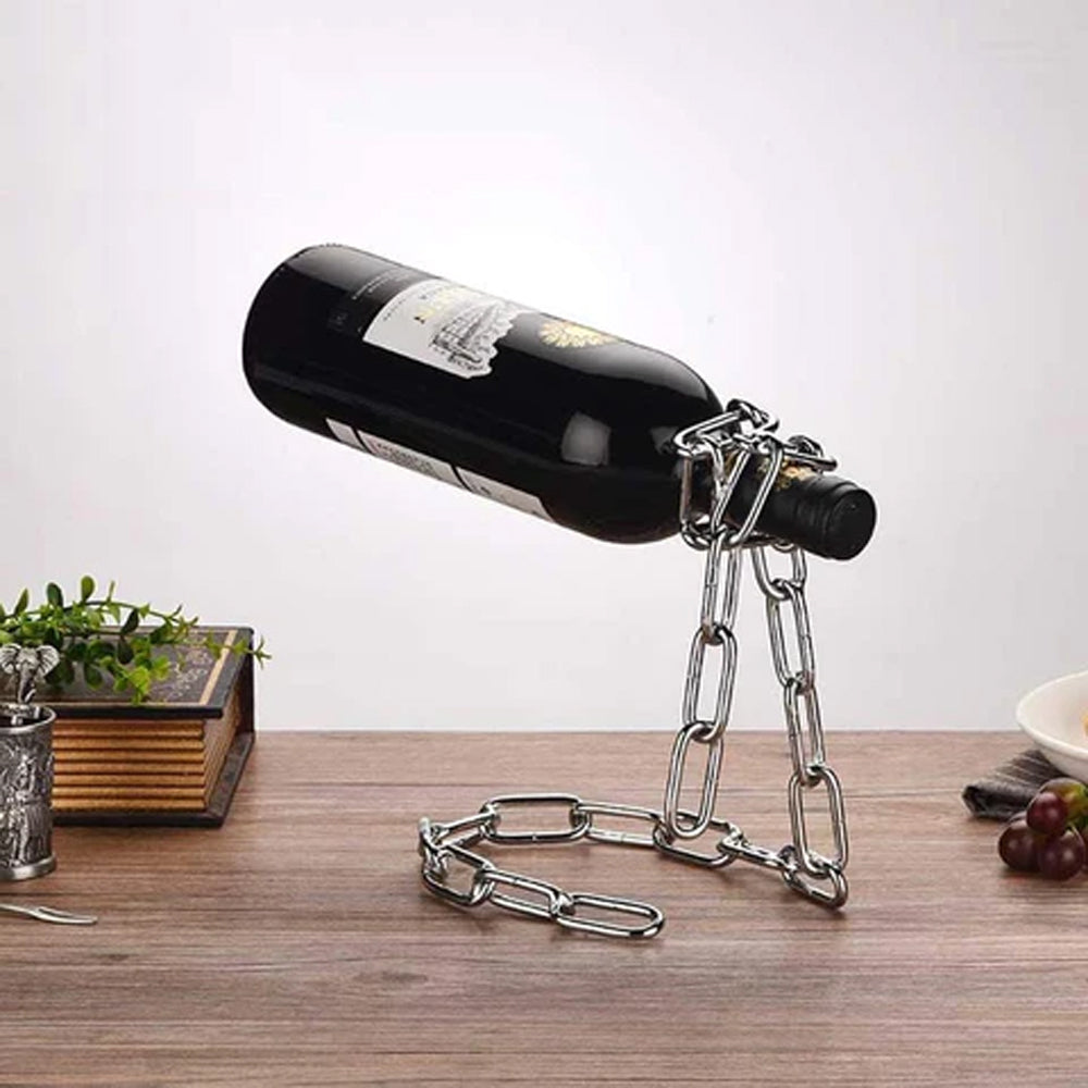 LuxeVibe Elegant vinflaskeholder for stilfull hjeminnredning