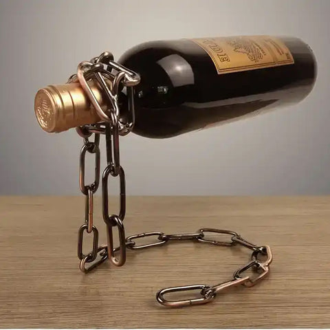 LuxeVibe Elegant vinflaskeholder for stilfull hjeminnredning
