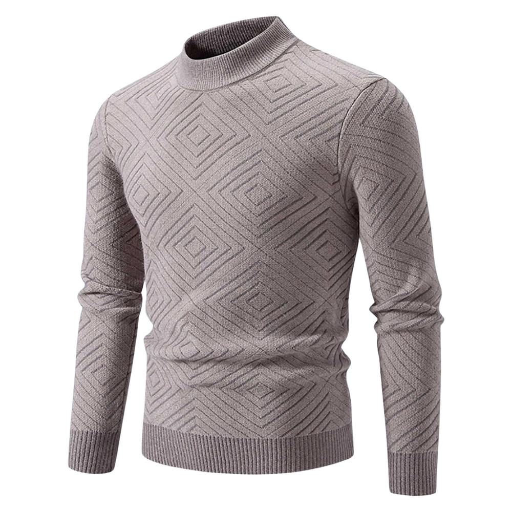 Patrick Slim-Fit genser med rund hals