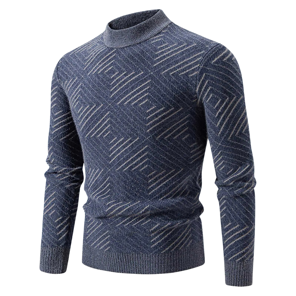 Patrick Slim-Fit genser med rund hals