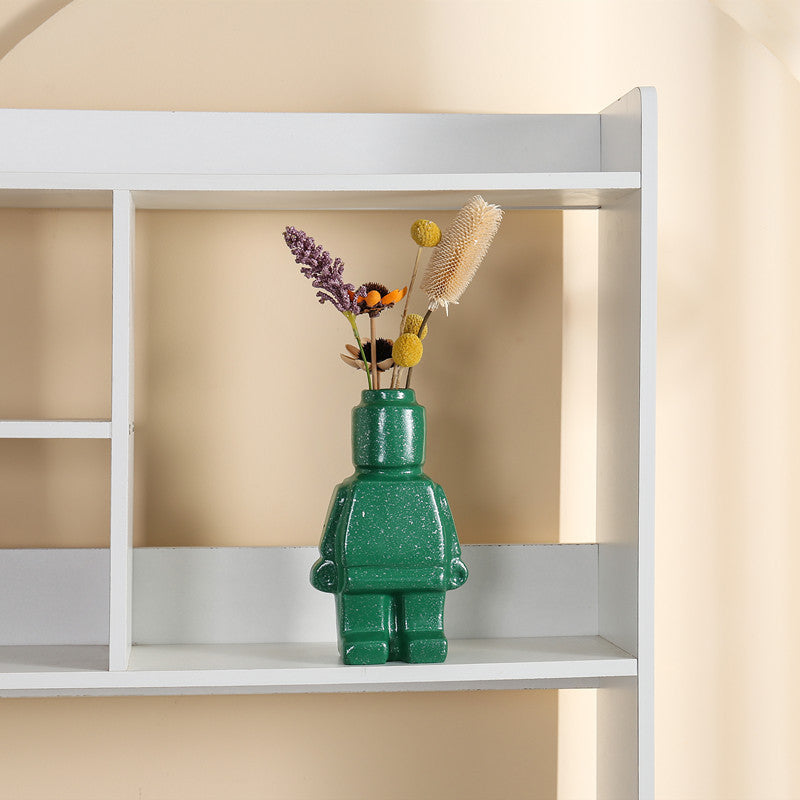 RoboBloom moderne robotblomsterpotter – Unik dekorasjon for hjemmet ditt