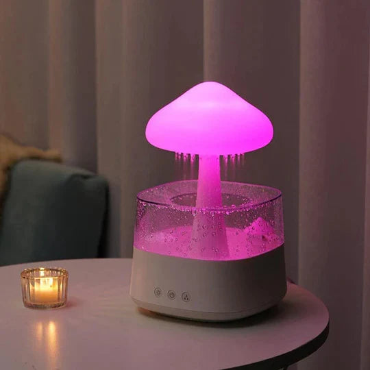 SereneBreeze - Luftfukter med nattlys og elegant design