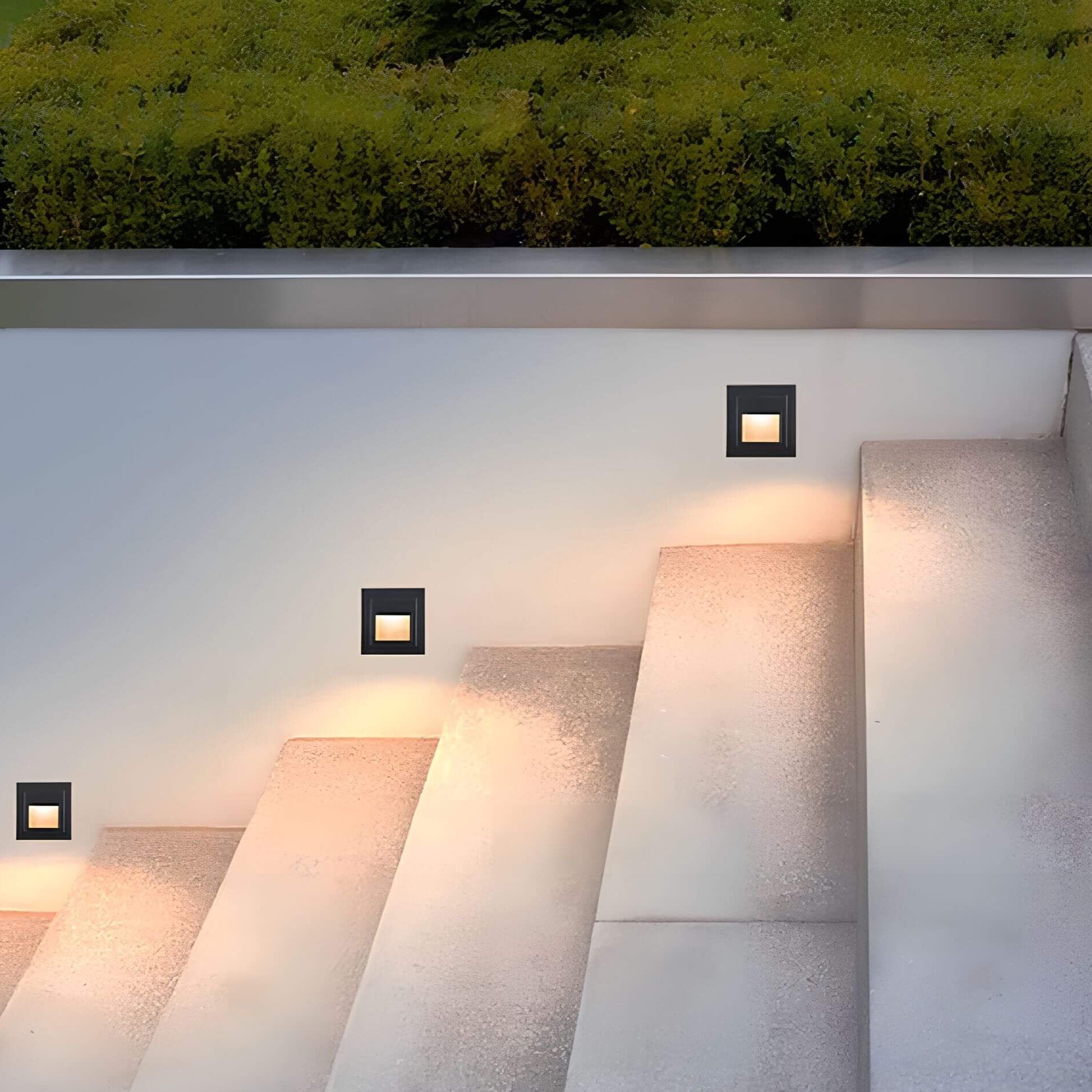 LumiStep – Firkantet innfelt vegg- og trappelys