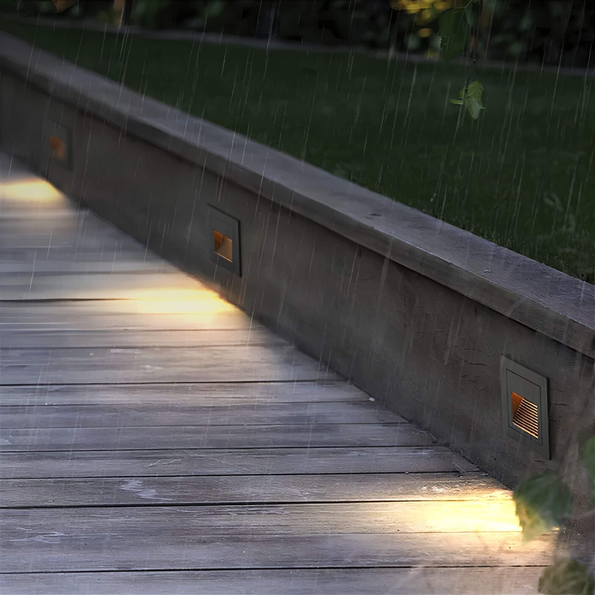 LumiStep – Firkantet innfelt vegg- og trappelys