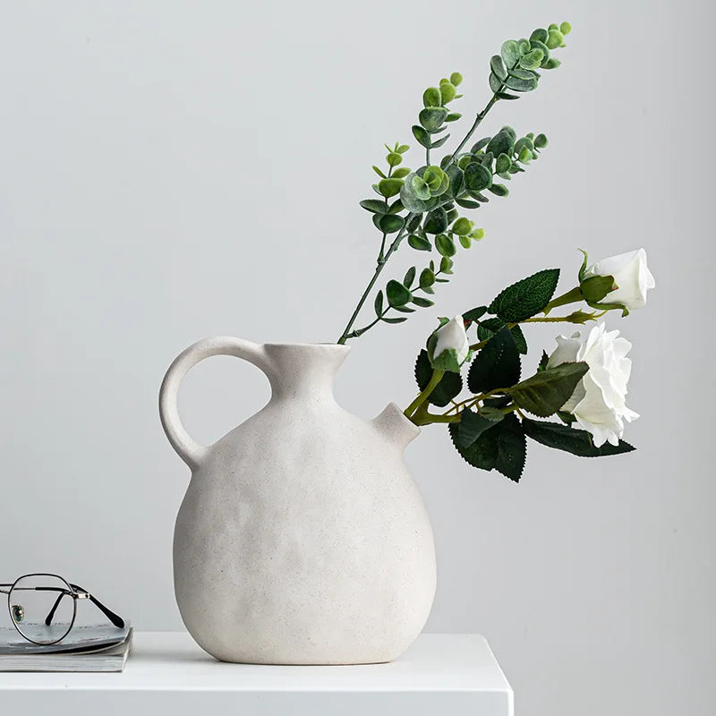 GlossyCharm - Teksturert keramikkvase