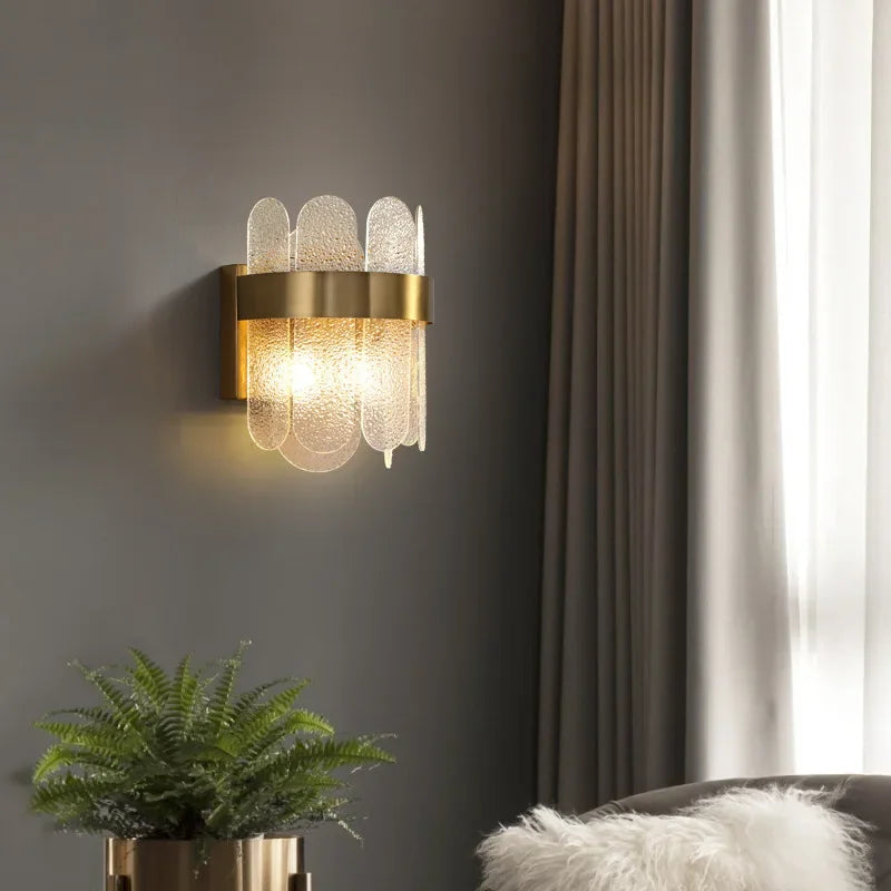 CrystalGlow elegante vegglampe i krystall - tidløs glans og eksklusiv belysning
