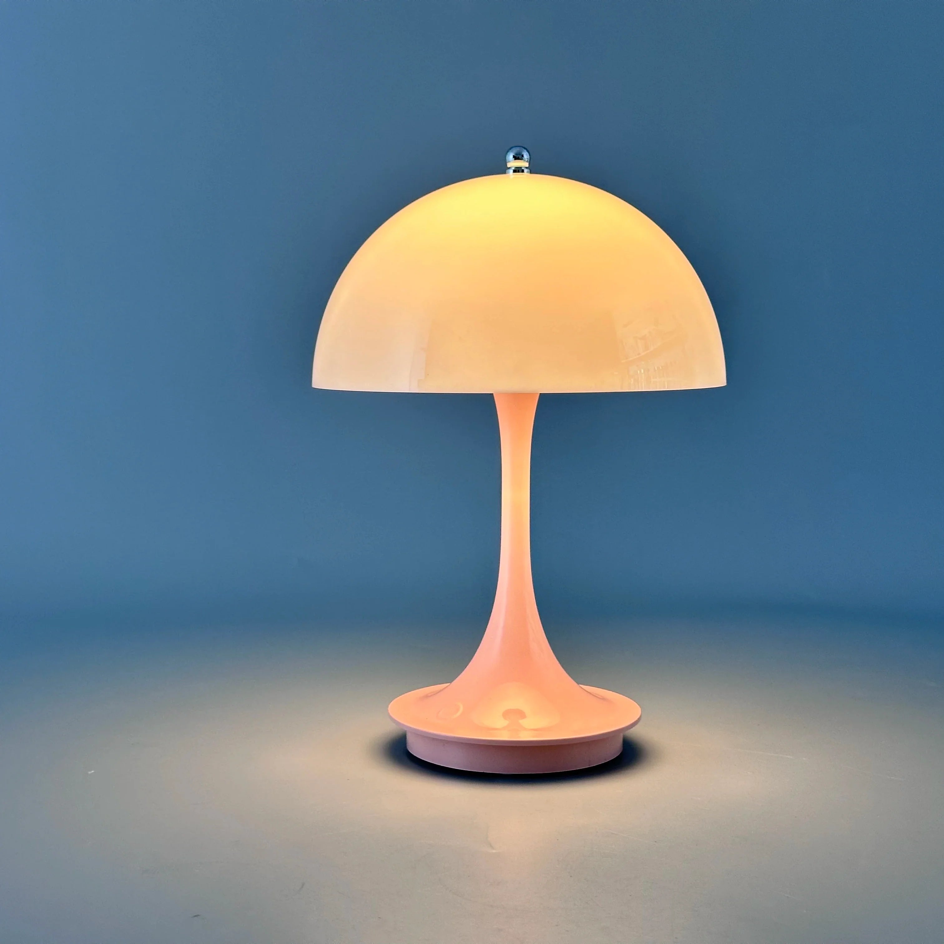 Mushroom 3-fargede oppladbare LED-bordlamper med dimming