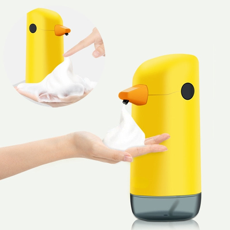 DuckFoam såpepumpe med søt and - påfyllbar og dekorativ
