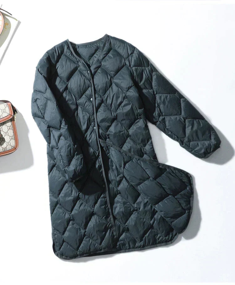 Dolly varm og elegant lettvektsjakke