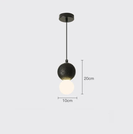 LumiOrb - Minimalistisk taklampe med glassskjerm