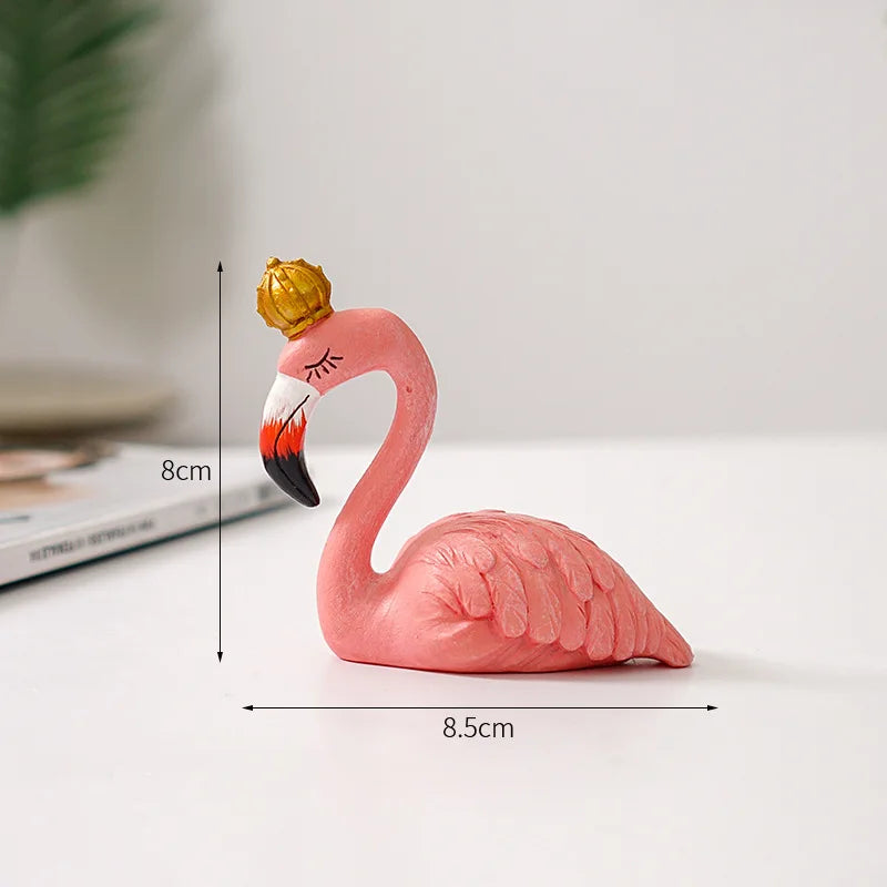 Flamora dekorativ flamingofigur – Elegant og unik karakter for hjemmet ditt