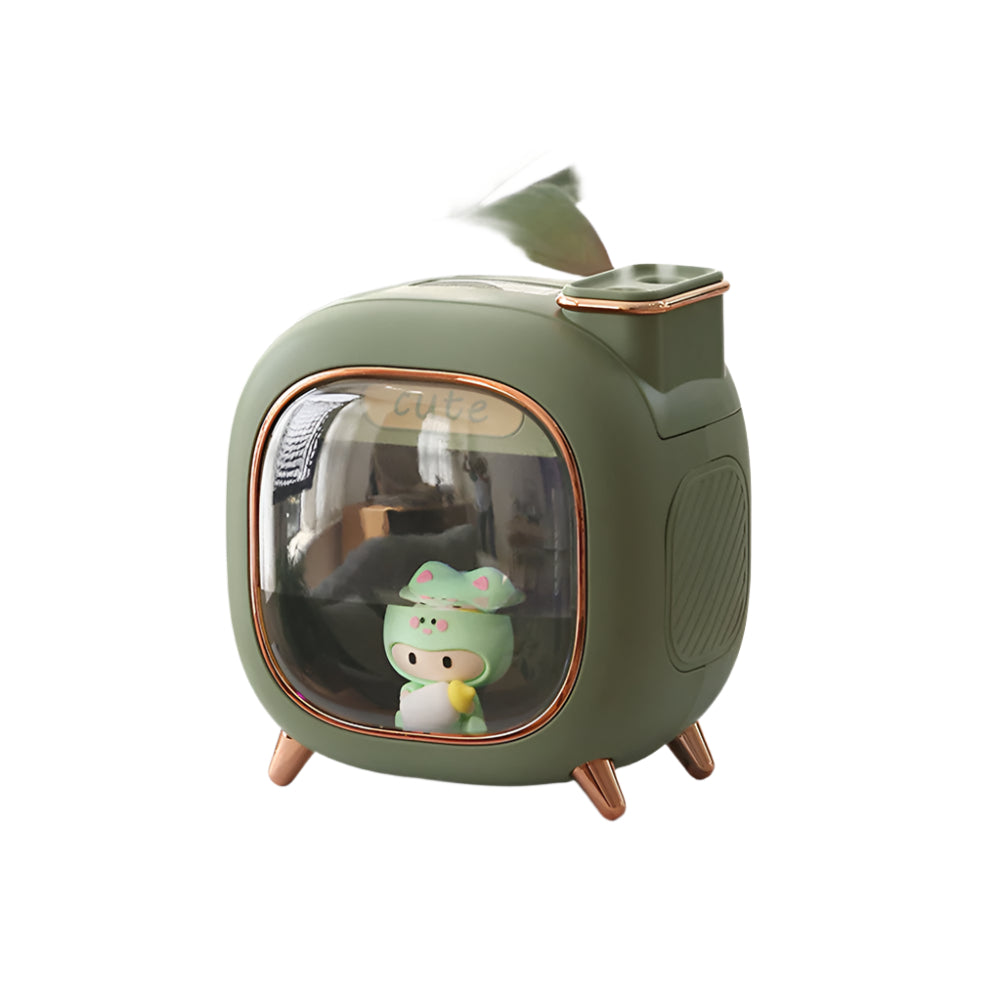 MistJoy Mini Luftfukter – Dobbel Mistdiffuser med mykt omgivelseslys
