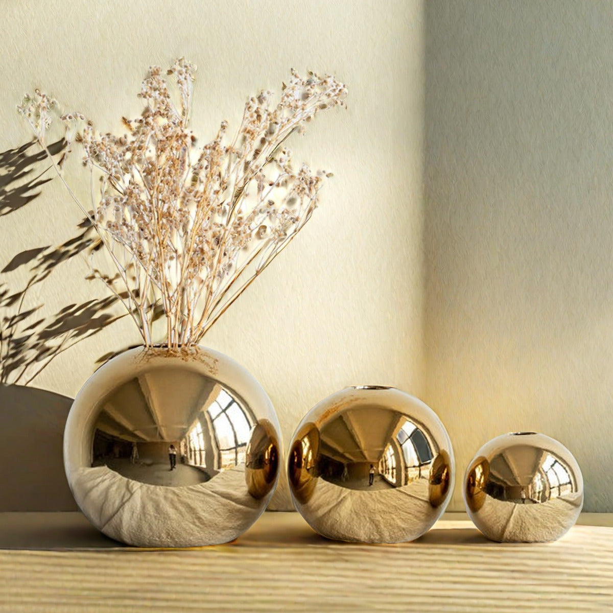 LivaForm rund dekorativ vase