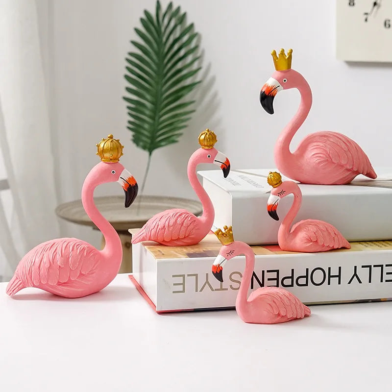 Flamora dekorativ flamingofigur – Elegant og unik karakter for hjemmet ditt