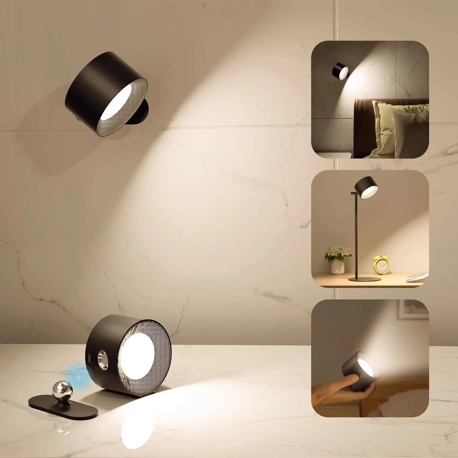 LumeGlow - Moderne vegglampe med justerbar farge- og lysstyrkekontroll