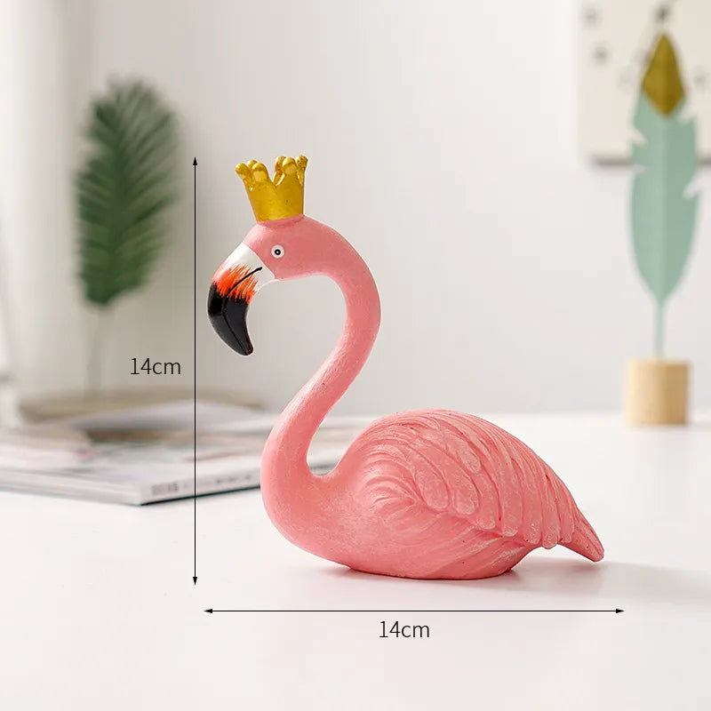 Flamora dekorativ flamingofigur – Elegant og unik karakter for hjemmet ditt