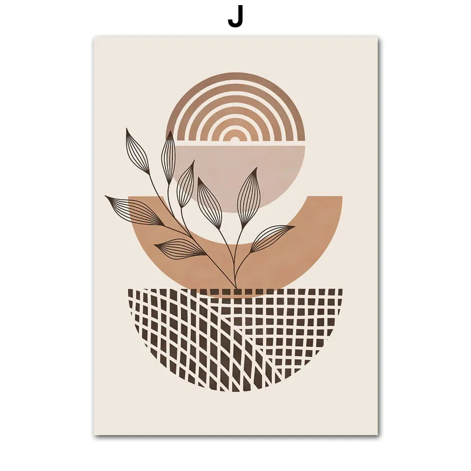 EarthEssence - Kreativ minimalistisk veggplakat