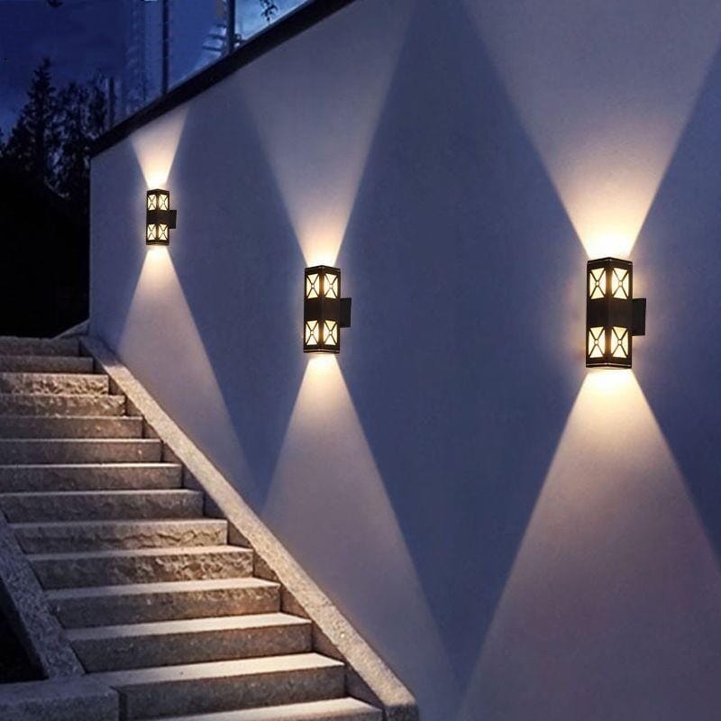 SkyGlow - Utendørs LED-vegglampe