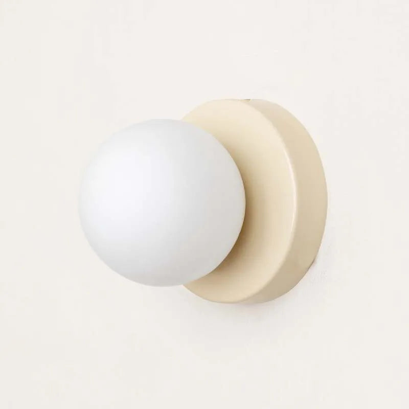 LumiGlobe - Moderne vegglampe fra midten av århundret med glasskule