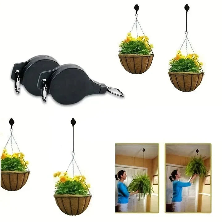PlantLift - justerbare opphengskroker for planter og kurver