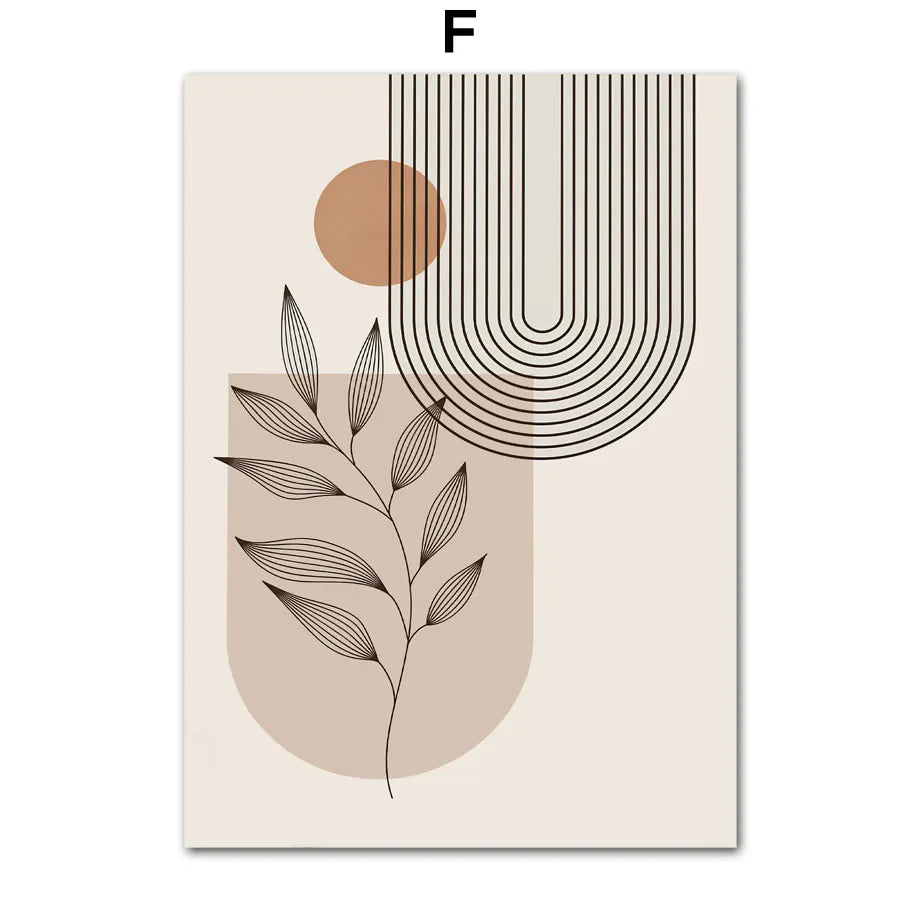EarthEssence - Kreativ minimalistisk veggplakat