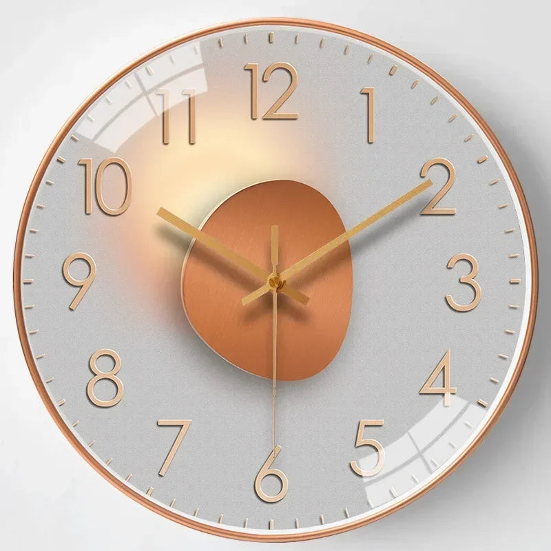 SilentTime - Digital veggklokke i klassisk stil