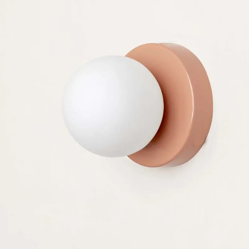 LumiGlobe - Moderne vegglampe fra midten av århundret med glasskule