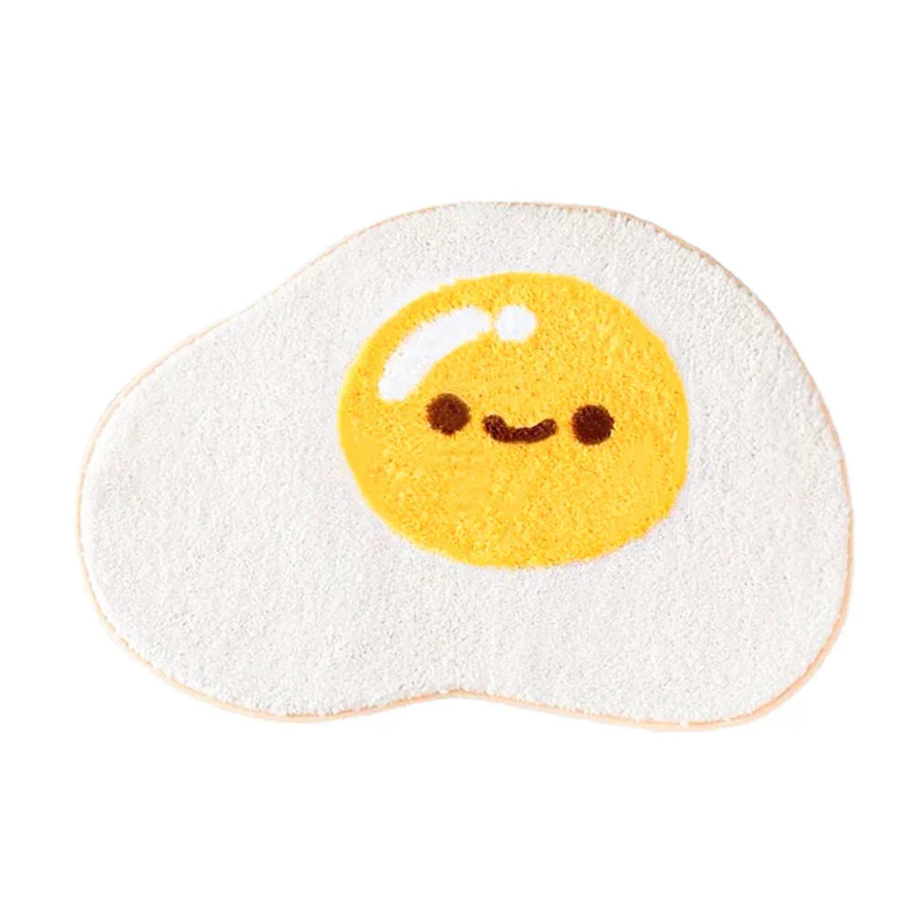 SunnySide Up - Myk stekt egg tegneserie badematte