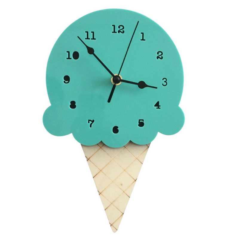 FrostTime isformet veggklokke – morsomt og lekent design for kreative rom